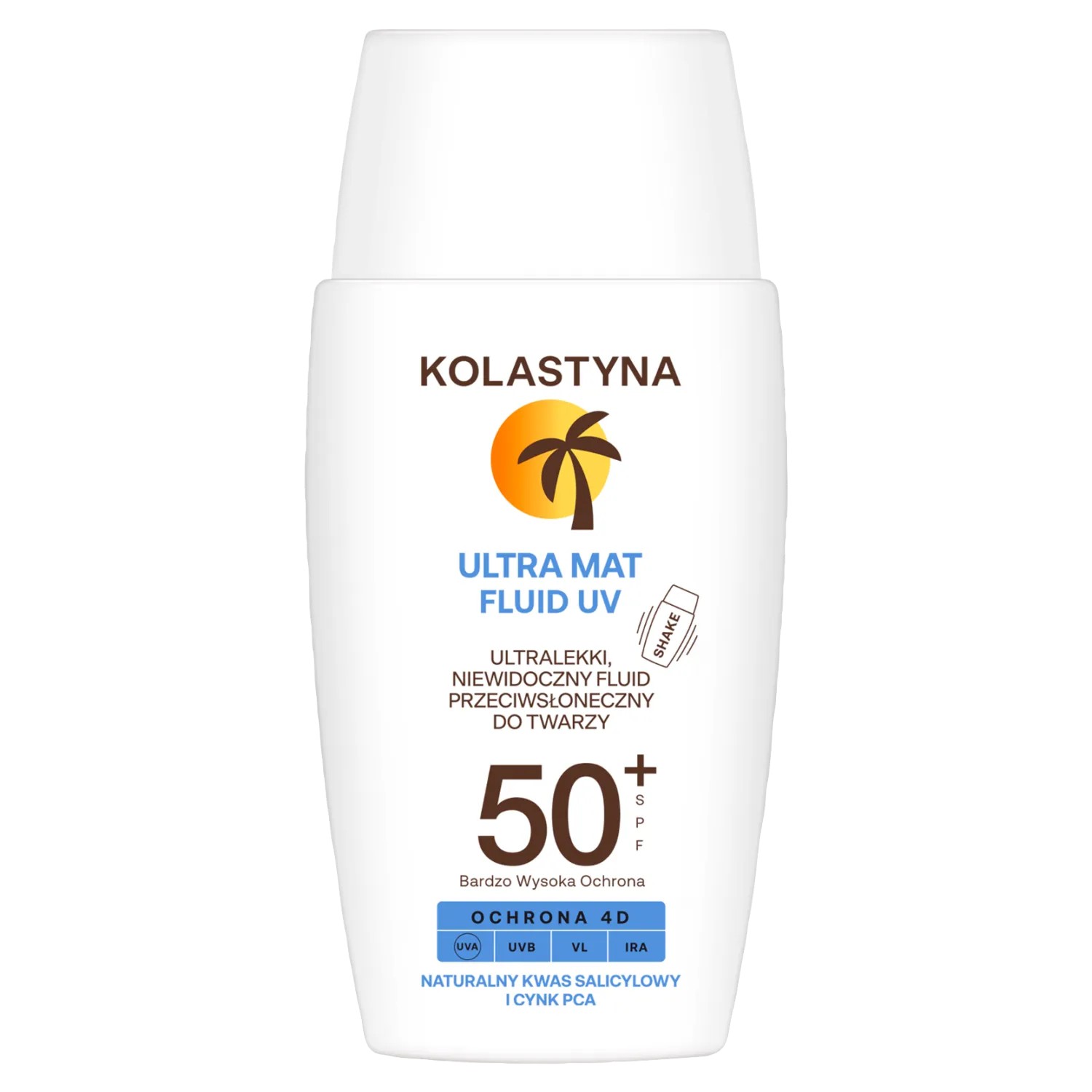 Kolastyna Ultralekki Niewidoczny Fluid Przeciwsłoneczny do Twarzy SPF50+ 40ml