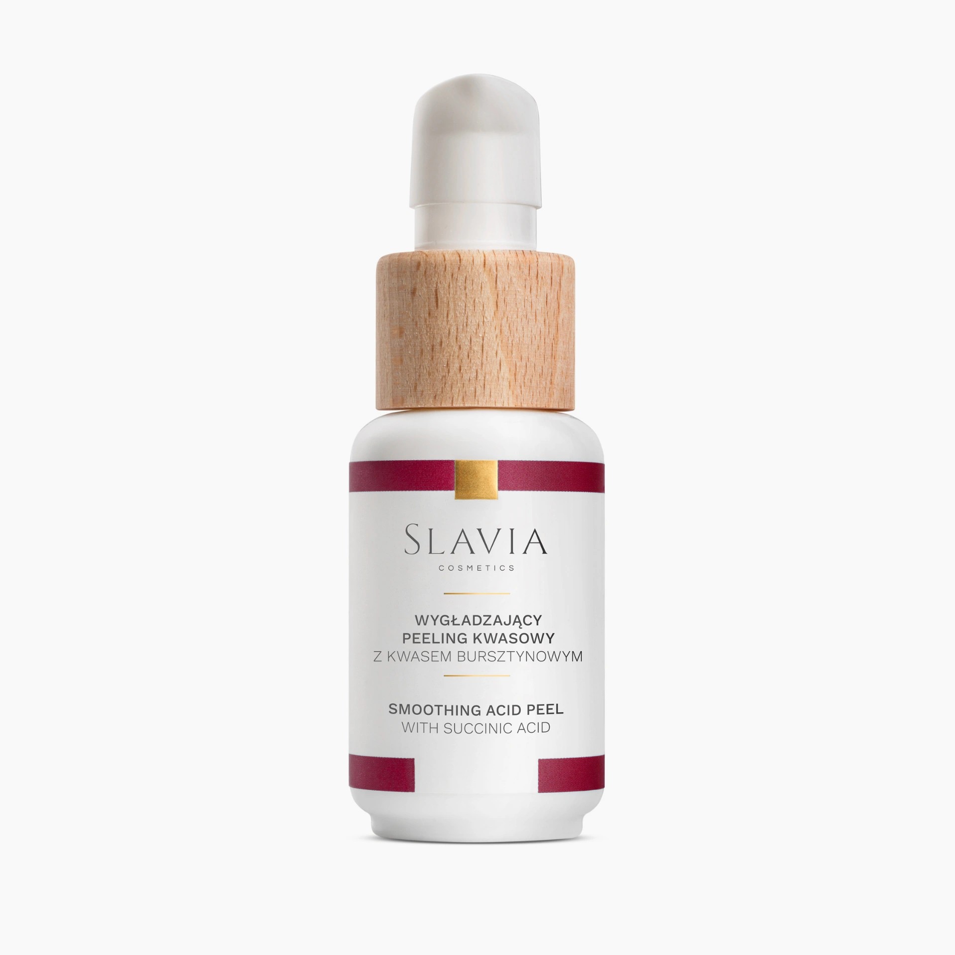 SLAVIA Wygładzający Peeling Kwasowy z Kwasem Bursztynowym 30ml