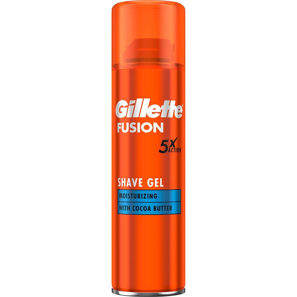 Fusion 5x Action Żel do Golenia z Masłem Kakaowym