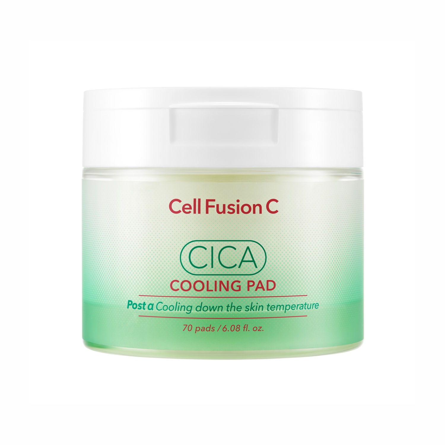 Cell Fusion C Cica Cooling Pad Chłodząco-Łagodzące Płatki do Twarzy 70 Sztuk/180ml