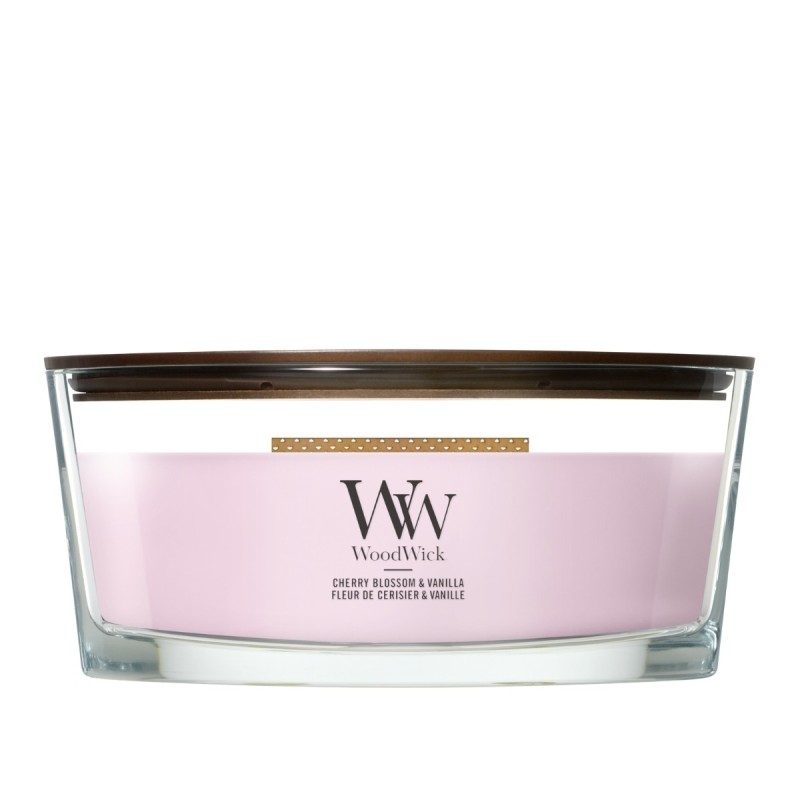 WoodWick Świeca Elipsa Cherry Blossom & Vanilla