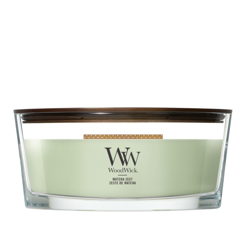 WoodWick Świeca Elipsa Matcha Zest