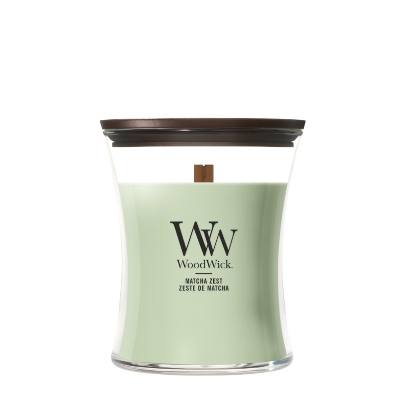 WoodWick Świeca w Średnim Słoiku Matcha Zest