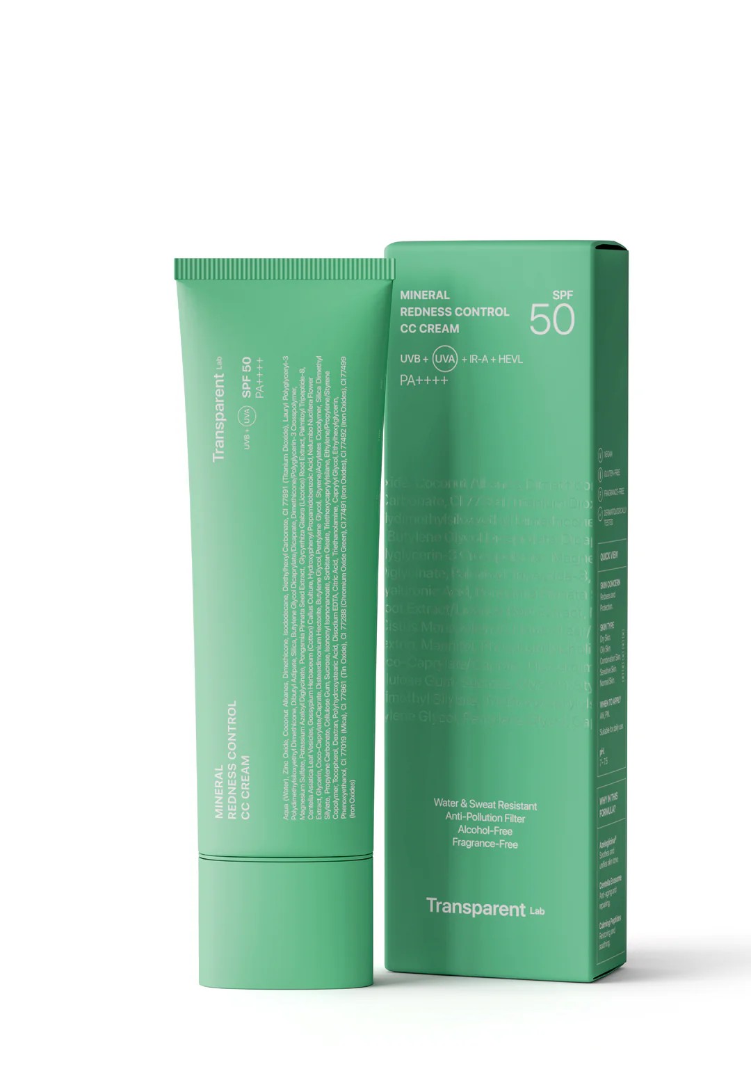 Transparent Lab Mineral Redness Control CC Krem z Filtrem SPF50 45ml