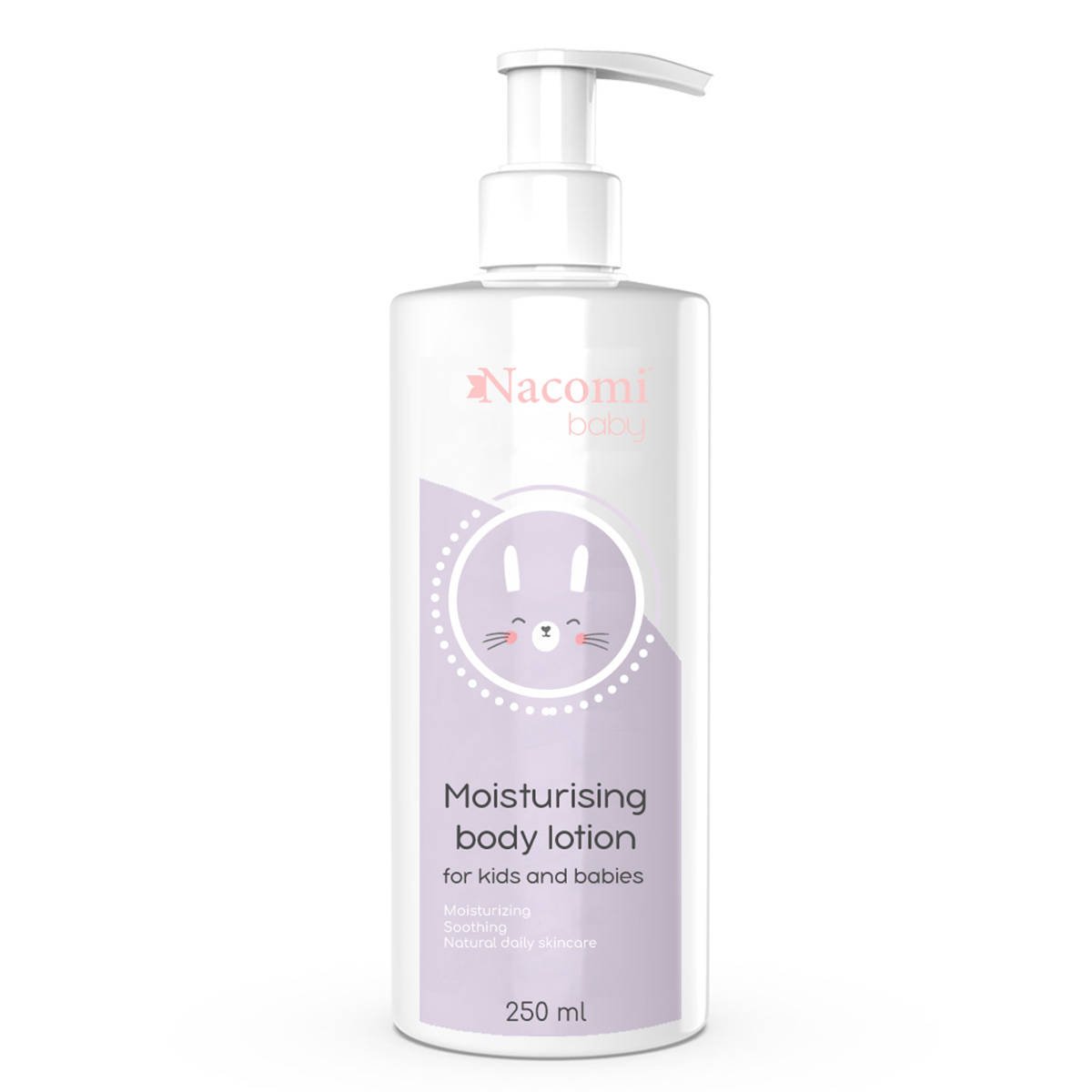 Nacomi Baby Nawilżająca Emulsja dla Dzieci 250ml Krótka Data Ważności 31.08.2026r