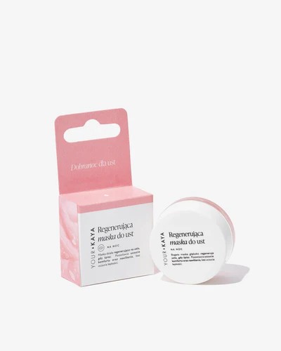 Your Kaya Regenerująca Maska do Ust na Noc Raspberry Dream