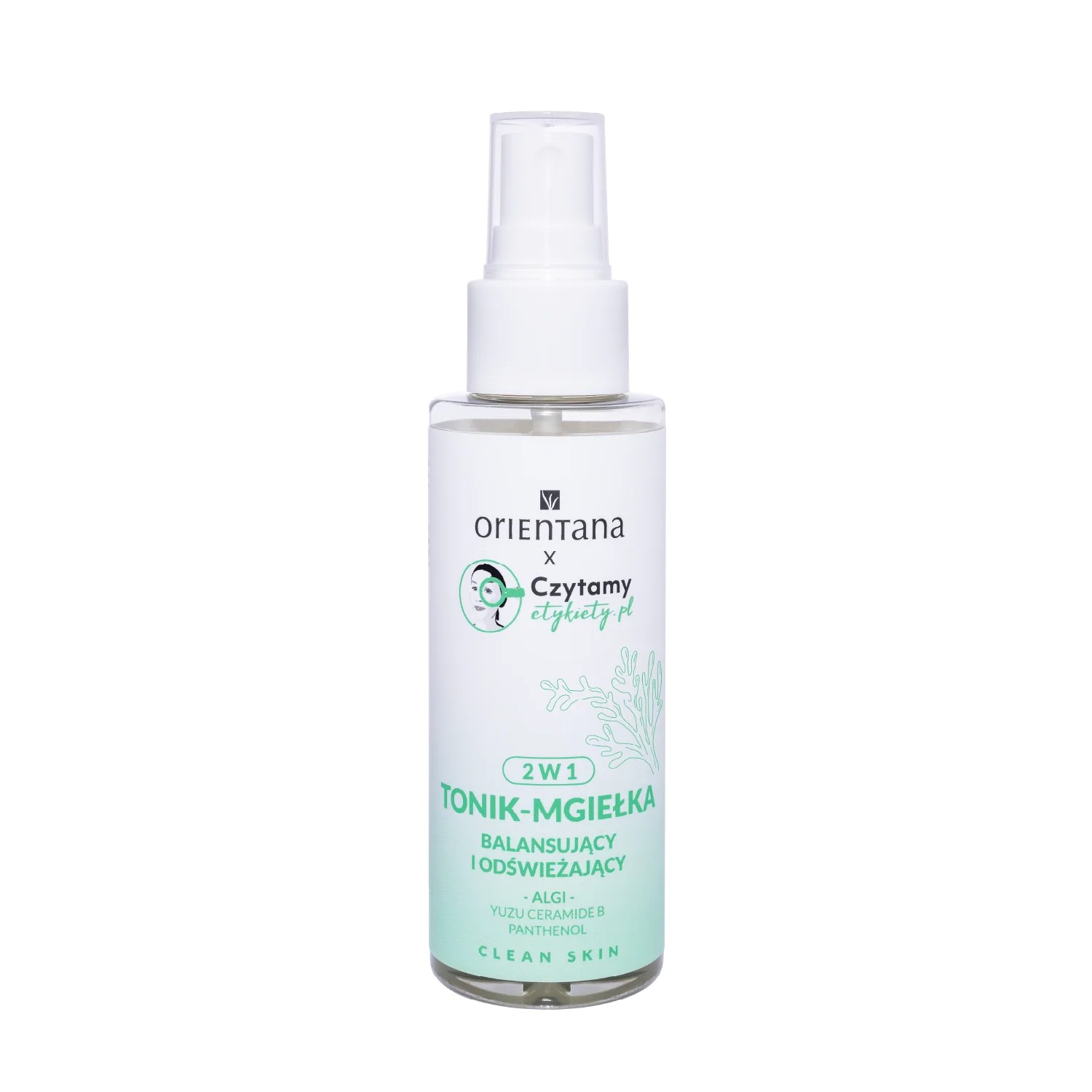 Orientana x Czytamy etykiety.pl Tonik-Mgiełka Balansujący i Odświeżający 2w1 100ml
