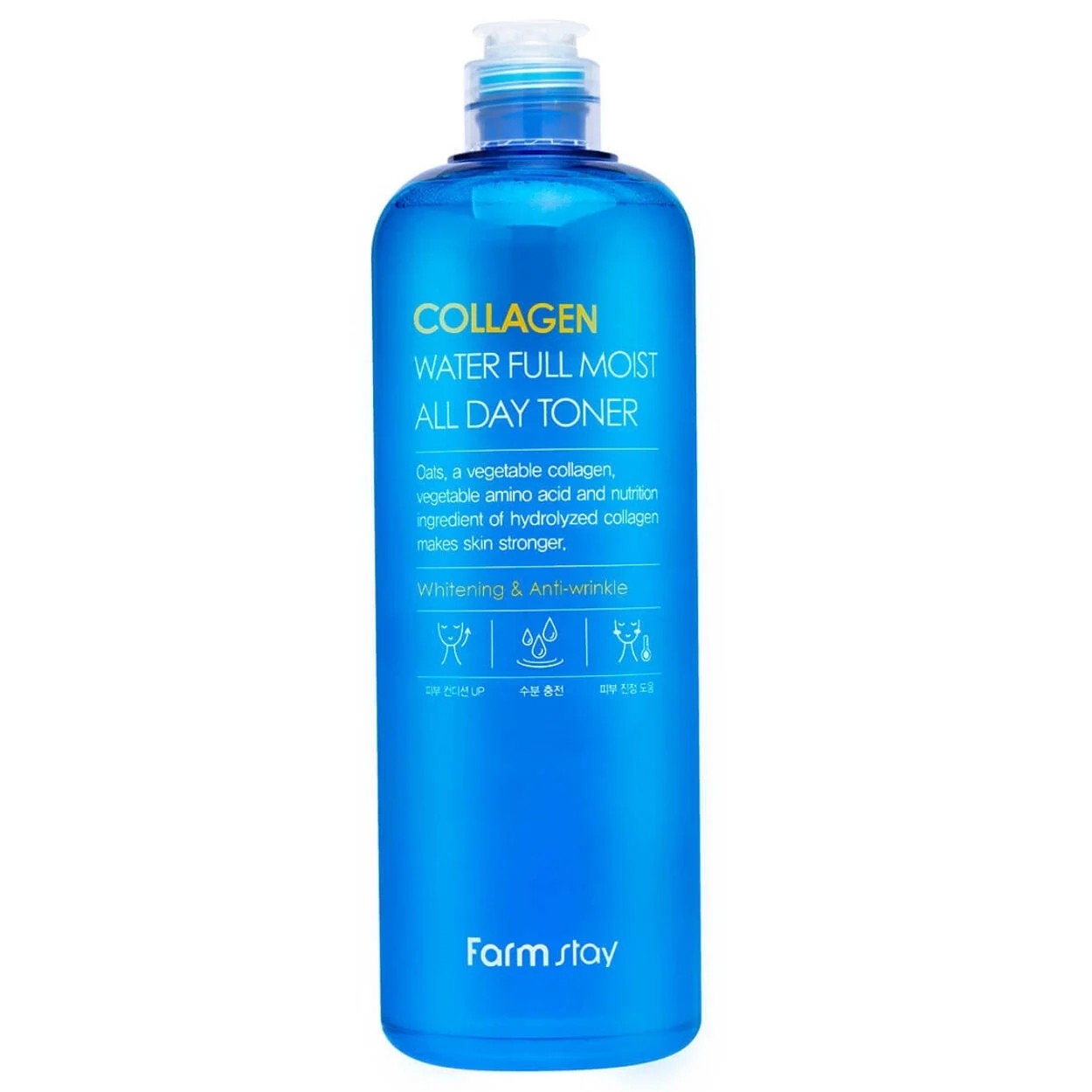 Farmstay Collagen Water Full Moist Nawadniający Tonik do Twarzy z Kolagenem 500ml