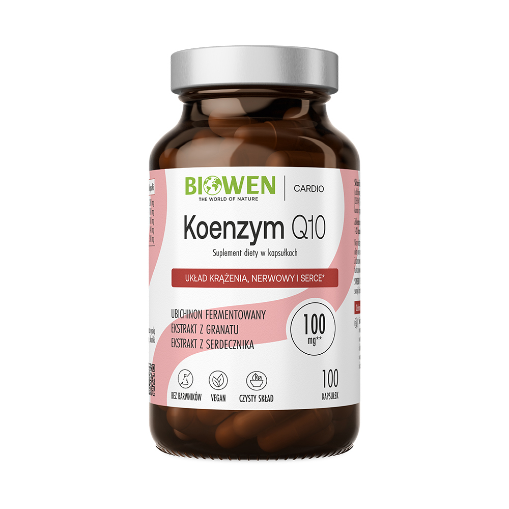 Biowen Koenzym Q10 Suplement Diety 100 Kapsułek