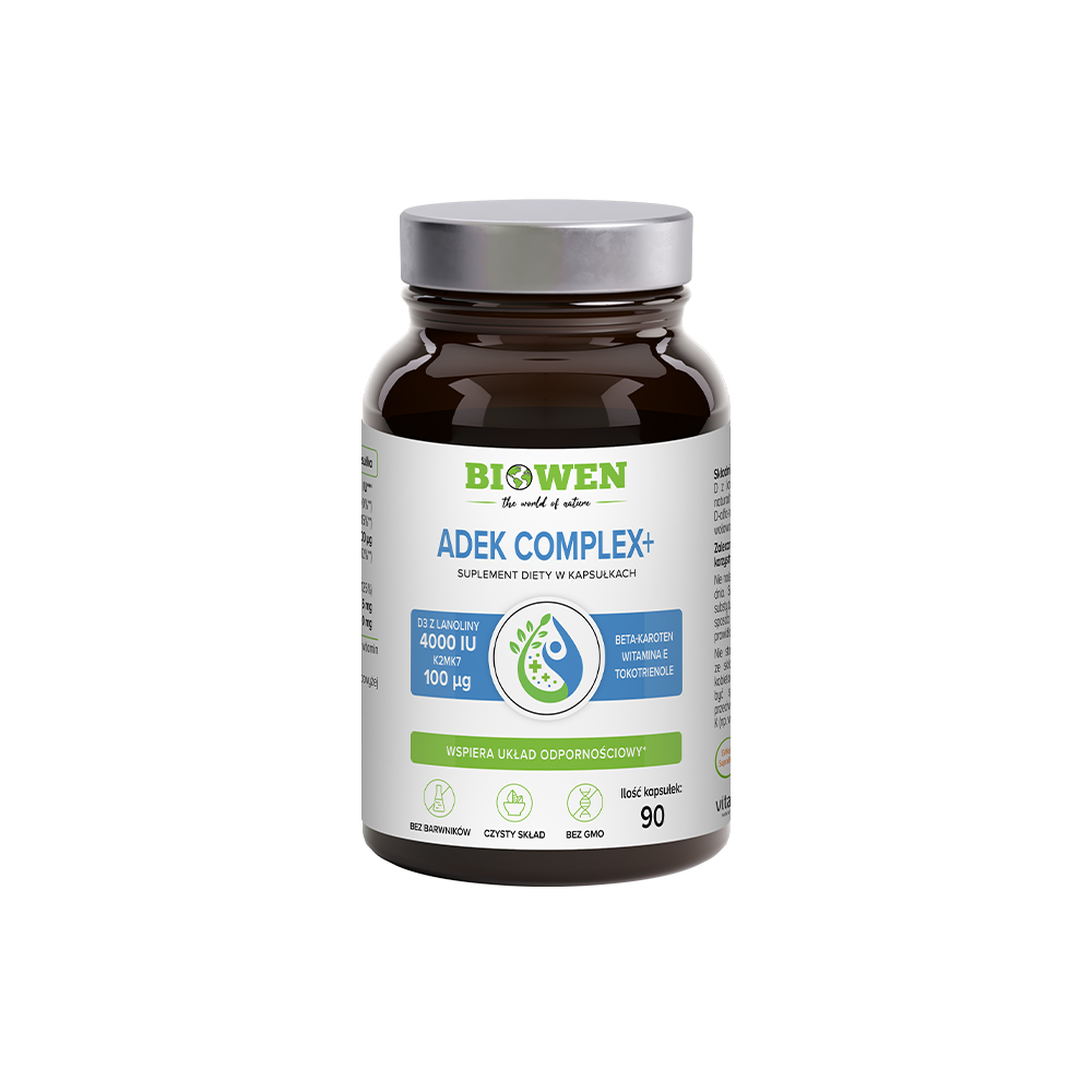Biowen ADEK Complex+ Suplement Diety 90 Kapsułek