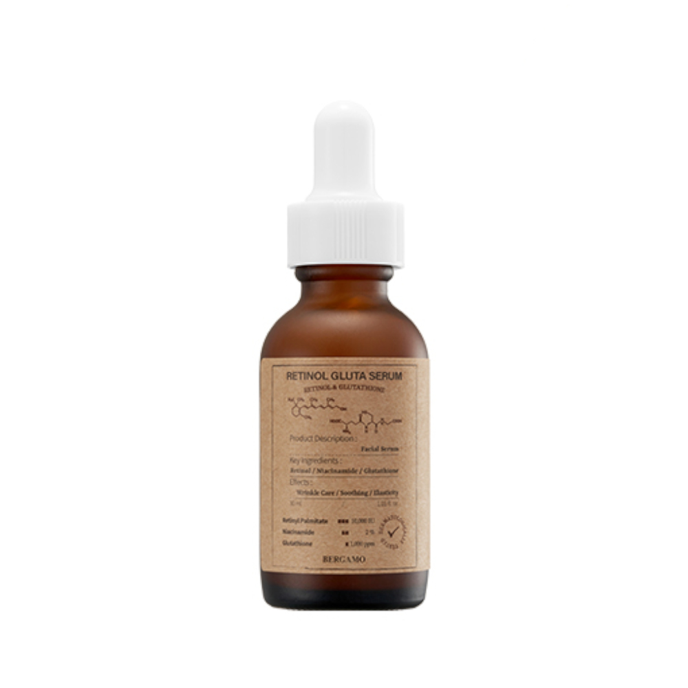 Bergamo Retinol Gluta Serum do Twarzy z Retinolem i Glutationem 30ml