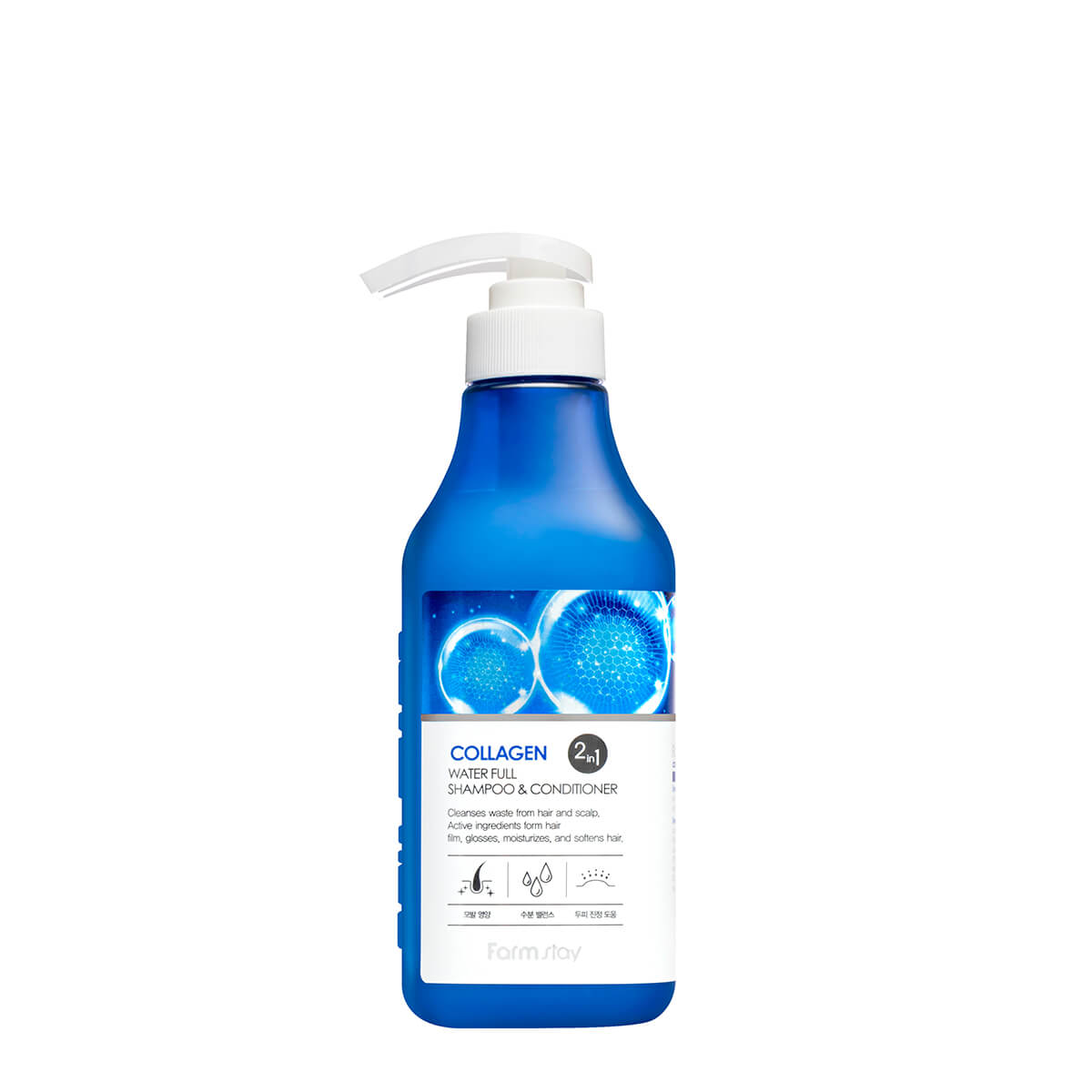 Farmstay Collagen Water Full Kolagenowy Szampon do Włosów z Odżywką 530ml
