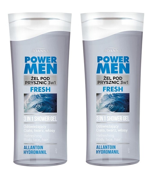 Power Men Żel pod Prysznic 3w1 Fresh