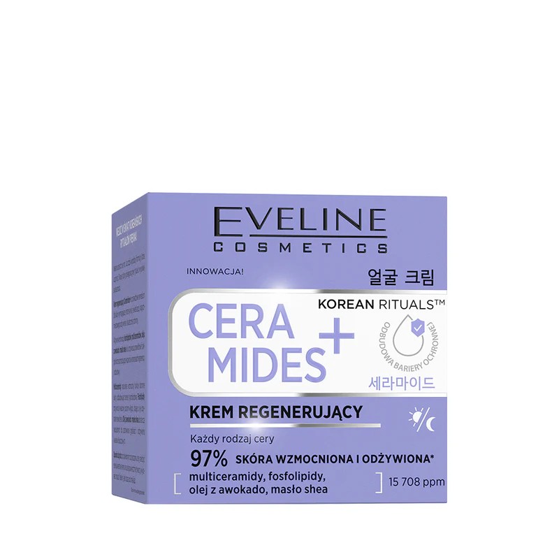 Eveline Korean Rituals Ceramides+ Regenerujący Krem do Twarzy 50ml