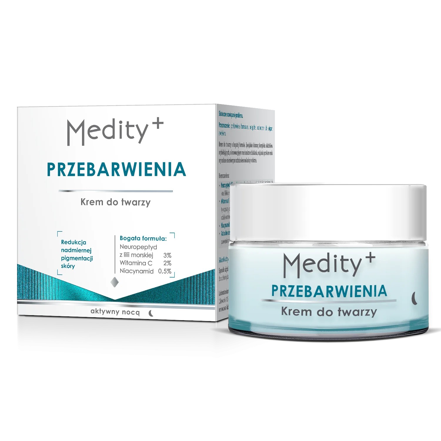 MEDITY+ PRZEBARWIENIA Krem do twarzy na noc