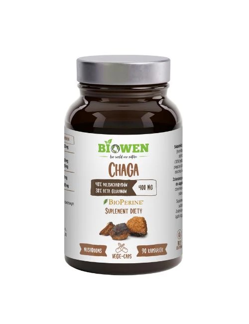 Biowen Chaga Suplement Diety 90 Kapsułek