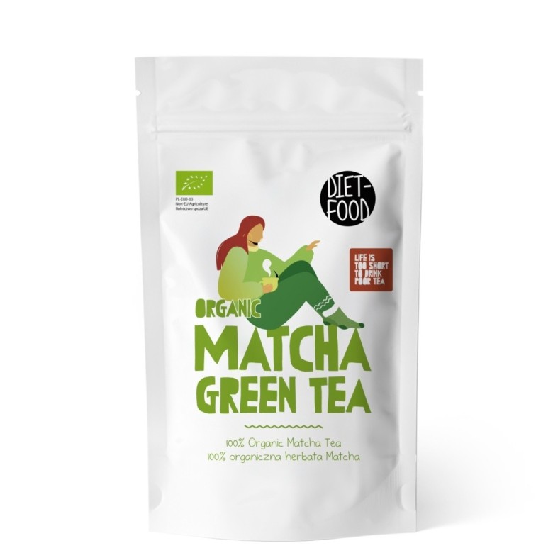 Diet-Food Organiczna Zielona Herbata Matcha 100g