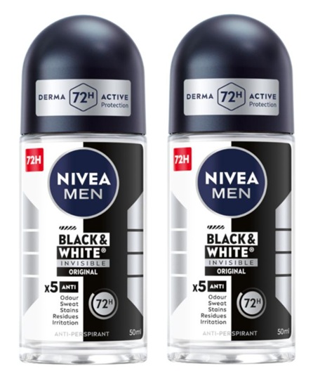 MEN Black & White Power Antyperspirant roll-on