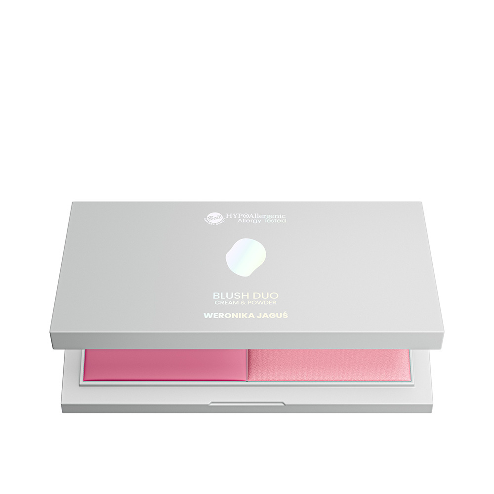 Bell HYPOAllergenic x Weronika Jaguś Blush Duo Zestaw Róży do Policzków 01 Sharpay