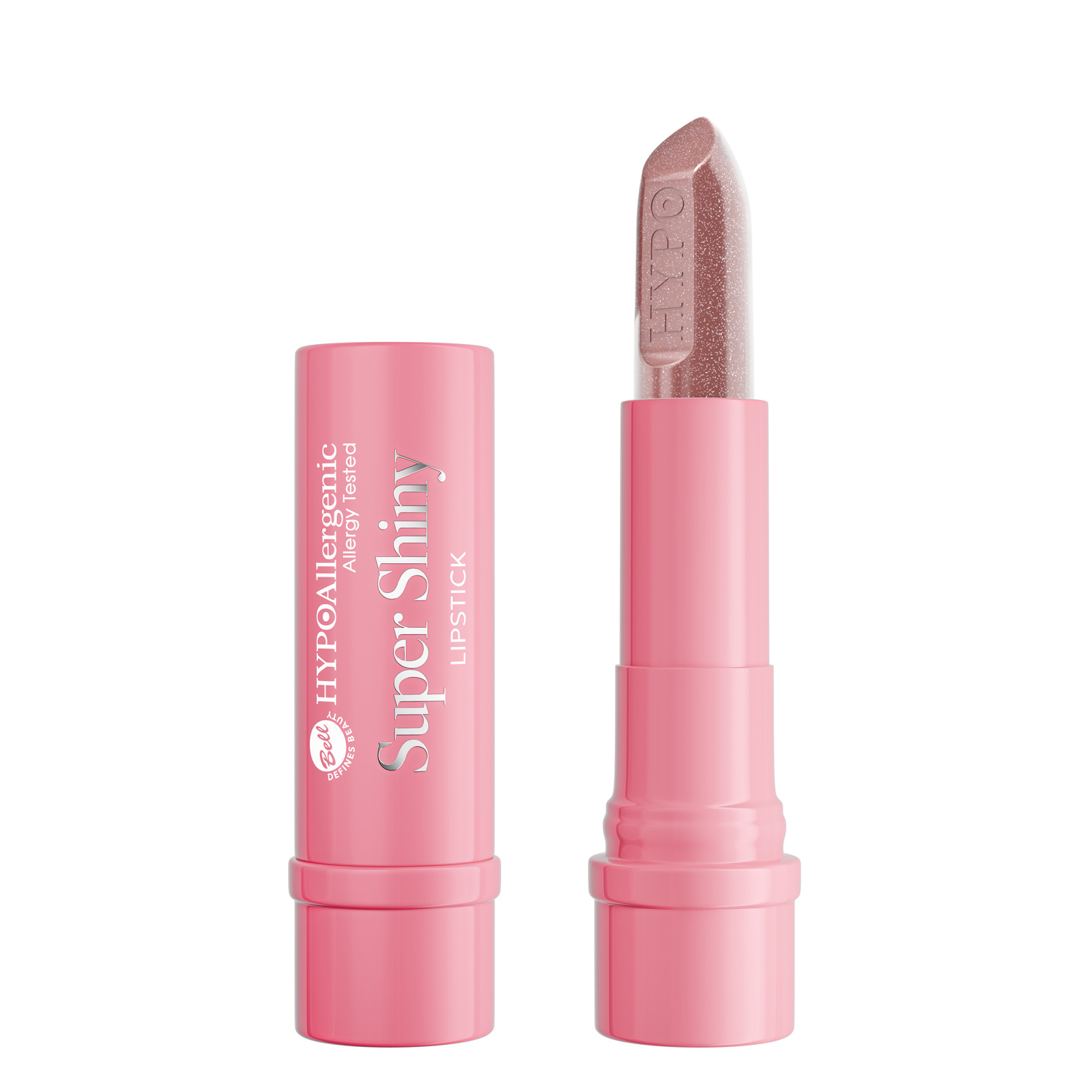 HYPOAllergenic Super Shiny Rozświetlająca Pomadka do Ust 01 Charming Nude