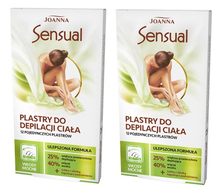 Sensual Plastry do Depilacji Ciała Włosy Mocne x