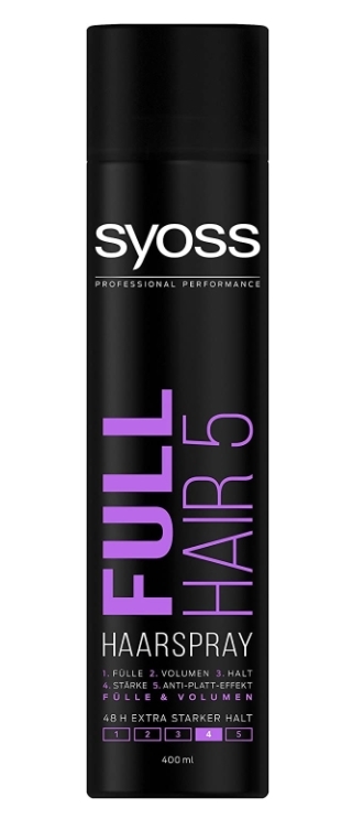 Syoss Full Hair 5 Lakier do Włosów o Bardzo Mocnym Utrwaleniu 400ml