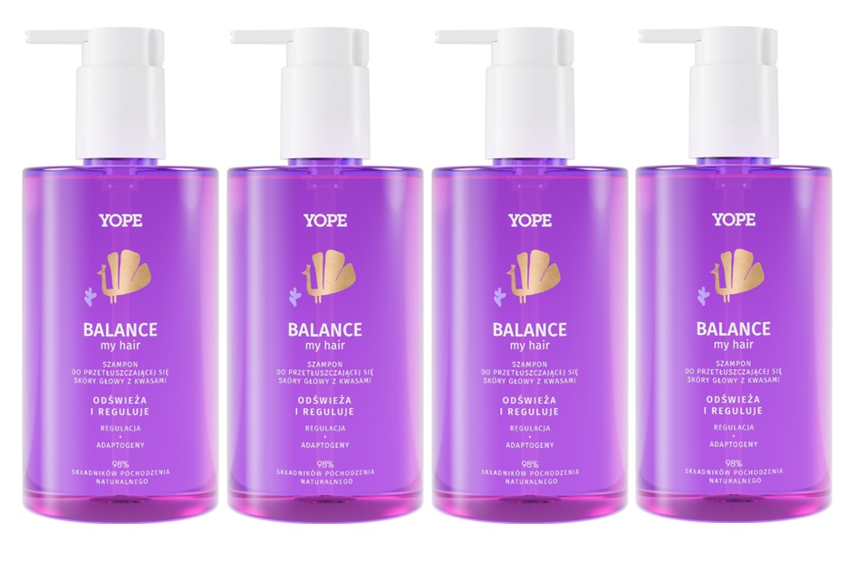 Balance My Hair szampon do przetłuszczającej się skóry głowy z kwasami