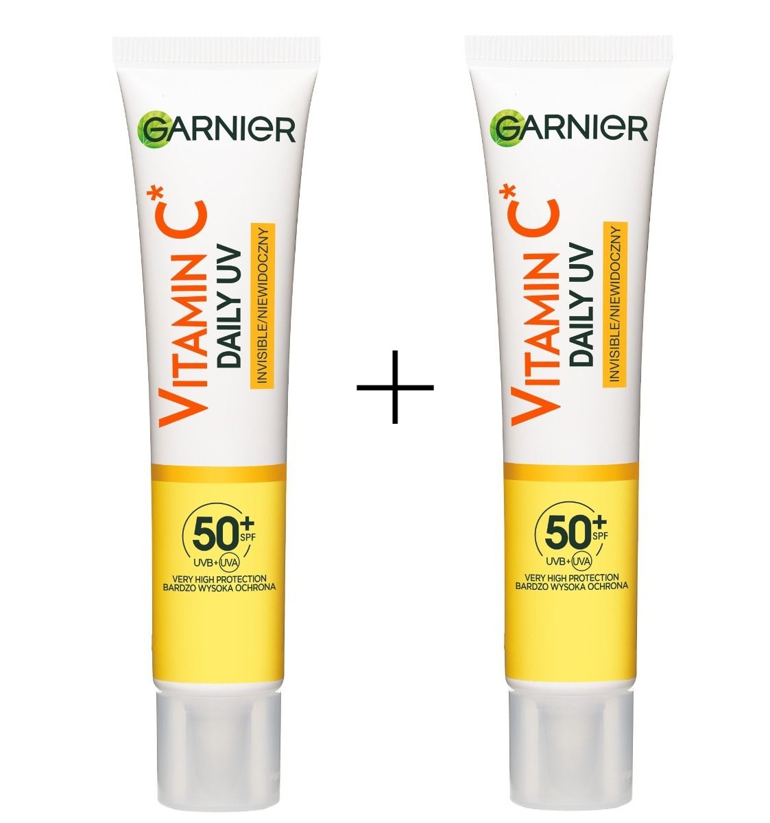 Garnier Vitamin C Lekki Fluid do Twarzy SPF50+ 50ml 1+1