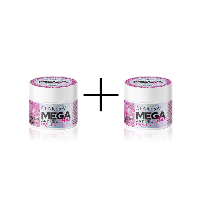 Żel do Zdobień Megastar Pink Pixel 1+1