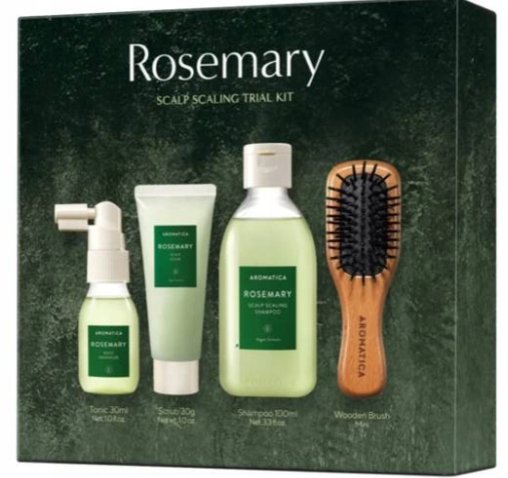 Rosemary Scalp Scaling Trial Kit Zestaw Kosmetyków do Pielęgnacji Włosów