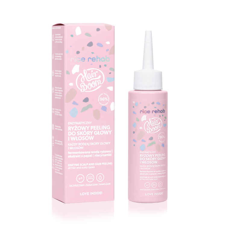 Enzymatyczny Ryżowy Peeling do Skóry Głowy i Włosów