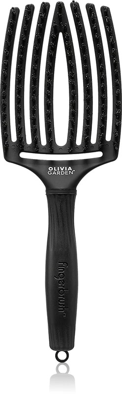 Szczotka do Włosów Fingerbrush Boar & Nylon L Full Black