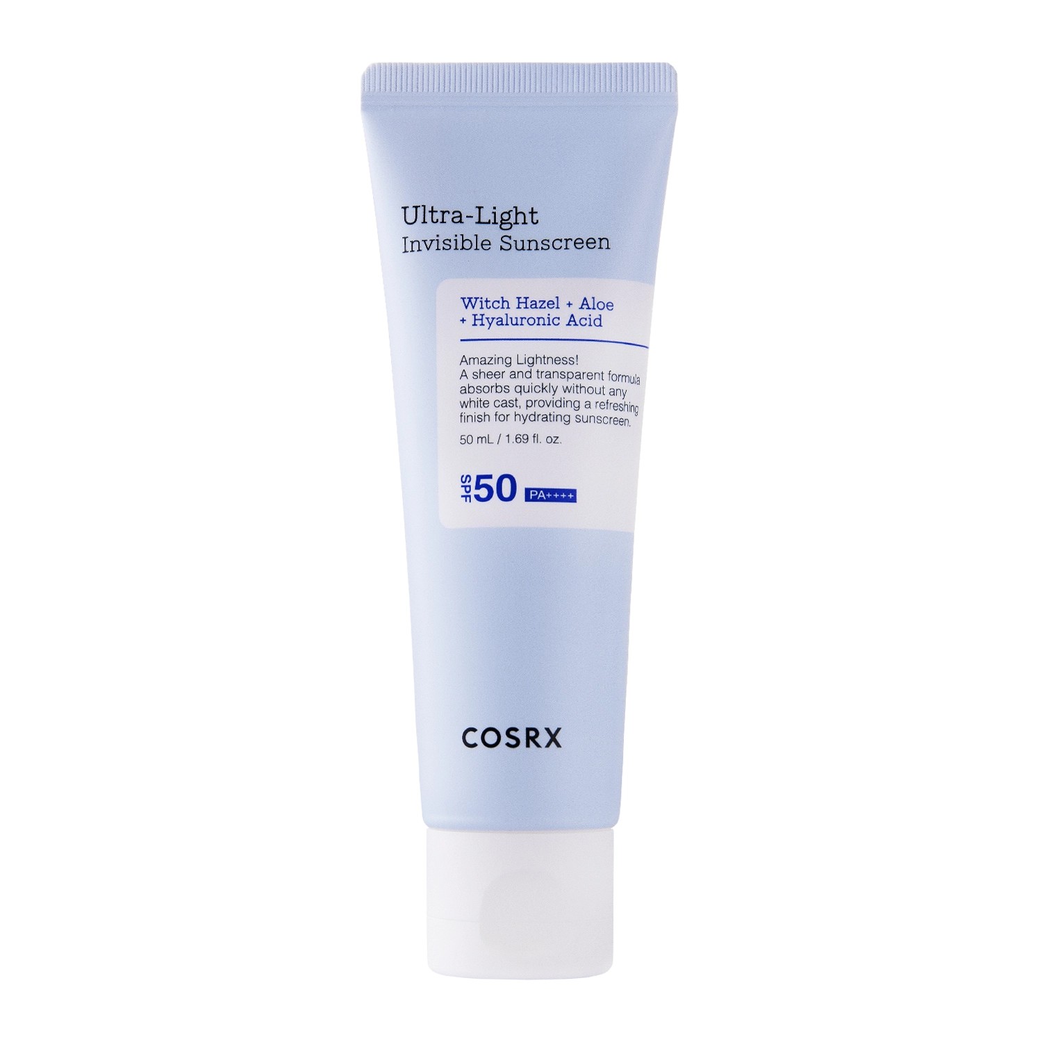 Light Invisible Sunscreen Lekki Nawilżający Krem z Filtrem SPF50 PA++++
