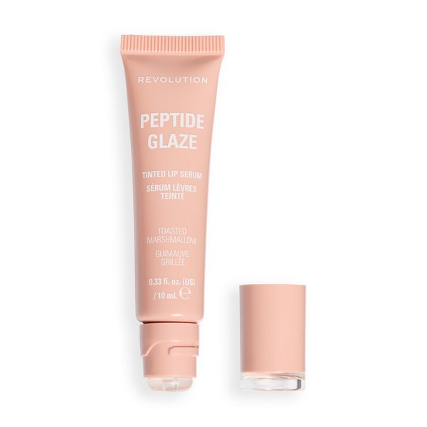 Makeup Revolution Peptide Glaze Tinted Lip Serum do Ust Toasted Marshmallow