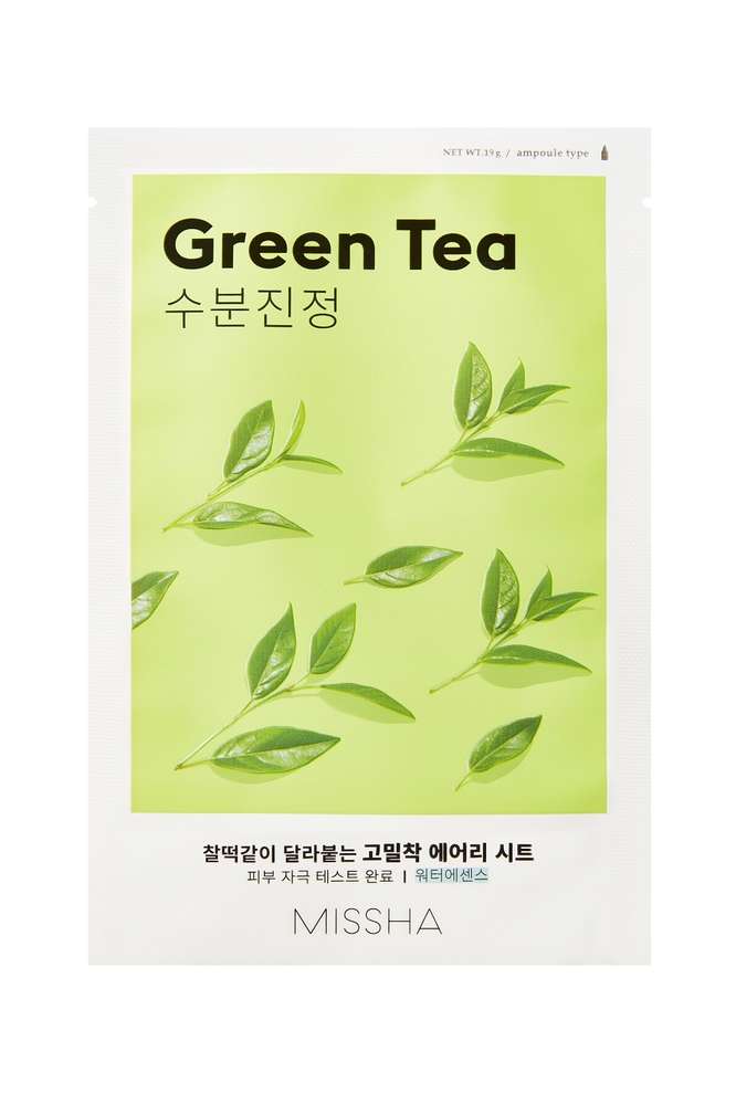 Airy Fit Sheet Green Tea Maseczka Nawilżająca