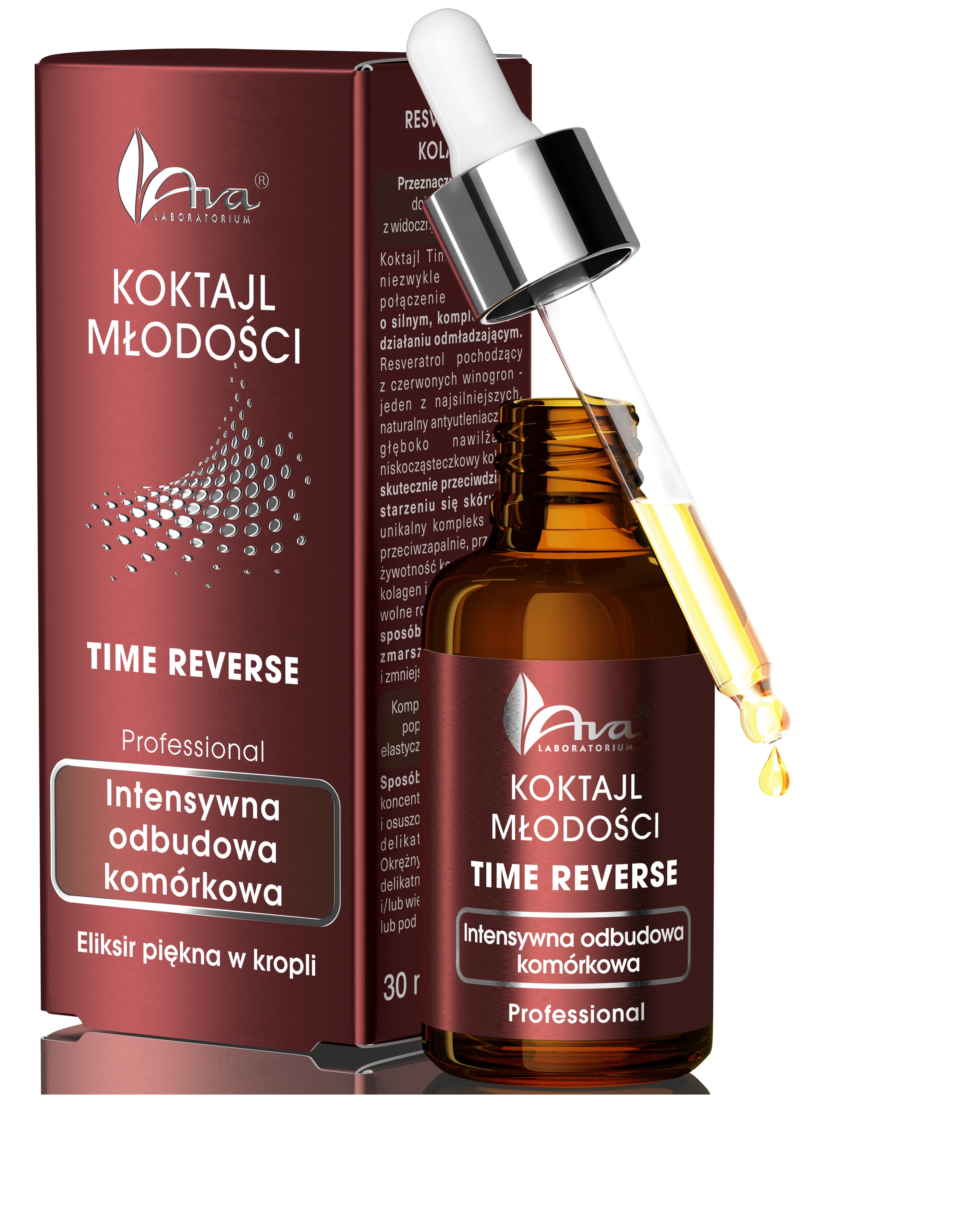 AVA Koktajl Młodości Time Reverse Intensywna Odbudowa Komórkowa 30ml