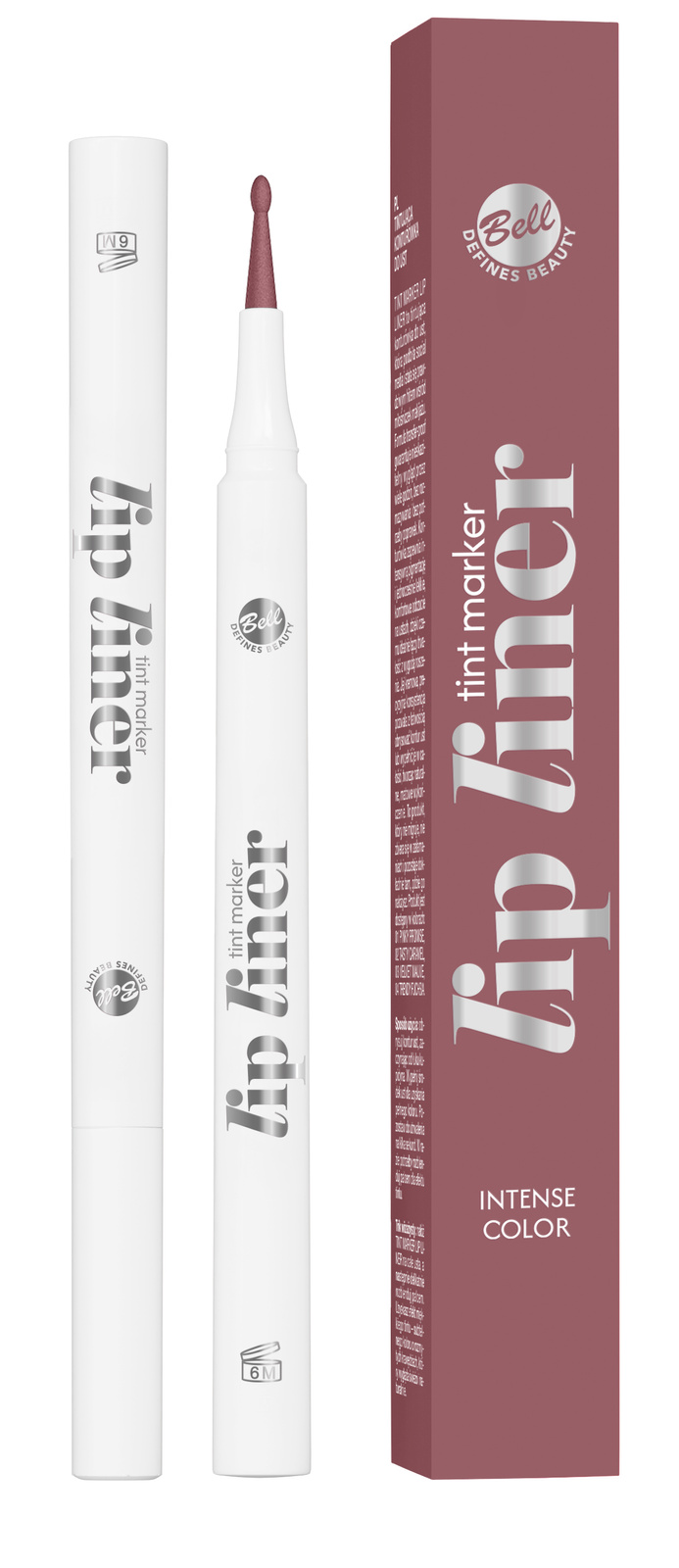Bell Tint Marker Lip Liner Tintująca Konturówka do Ust 03 Velvet Mauve