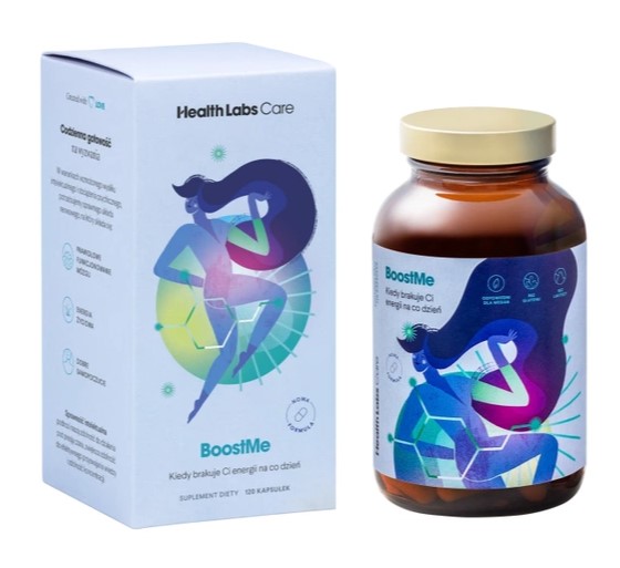 Health Labs Care BoostMe Suplement Diety 120 Kapsułek Krótka Data Ważności 31.10.2026r